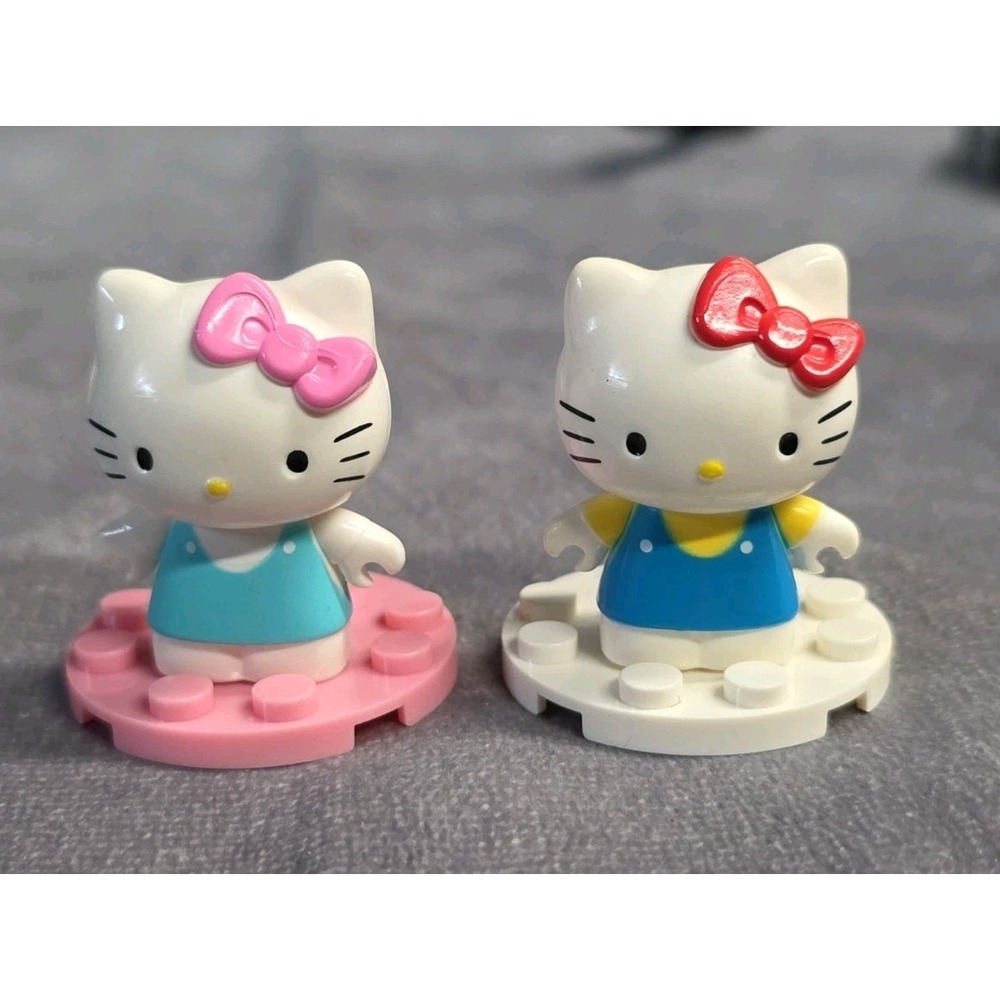 24 Sanrio Hello Kitty Lego Mega Bloks 1" Figures Lot Of 2